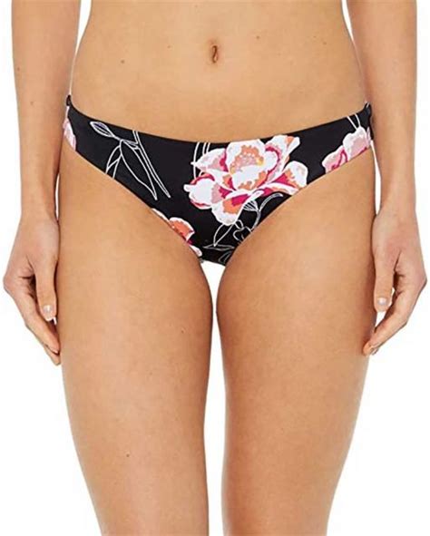 Roxy Printed Beach Classics Regular Bikini Bottom Anthracite Zilla