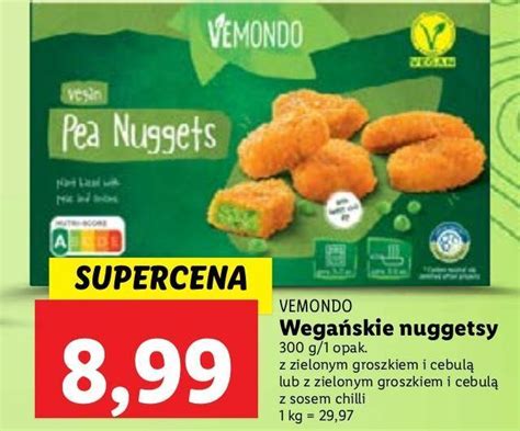 Promocja Nuggetsy wegańskie z groszku vemondo w Lidl