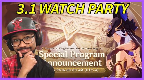 Special Program Watch Party Genshin Impact Live Reaction