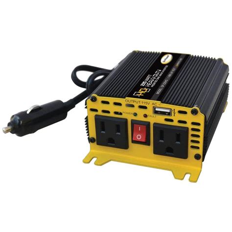 Go Power Heavy Duty Modified Sine Wave Inverter 225 Watt 2 Outlets