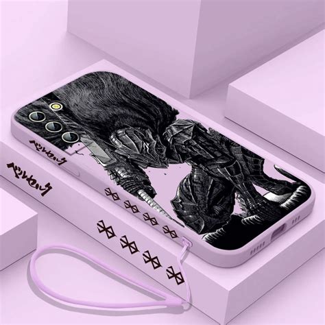 Capa De Telefone Berserk Guts Para Samsung Anime Sangue Quente Tampa L