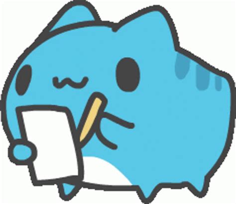 Capoo Bugcat Sticker Capoo Bugcat Blue Discover Share GIFs Cat 2