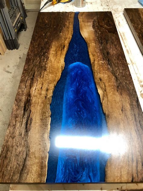 Epoxy Resin River Artwork Matching Pair Etsy