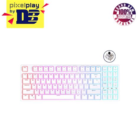 Royal Kludge Rk Tri Mode Rgb Keys Hot Swappable Mechanical Keyboard White Brown Switch