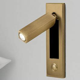 Chelsom Led Dock Wall Lights Gold Brass