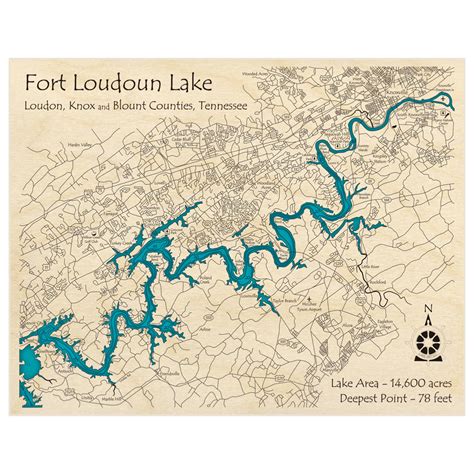 Fort Loudoun Lake Custom Laser Cut Art – Lake Art LLC