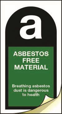 Asbestos Free Material Labels Mm X Mm Aura Sign Shop