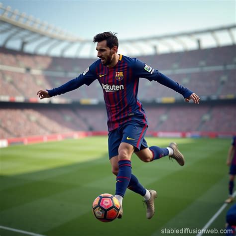 Messi S Flying Meme Moment Stable Diffusion Online