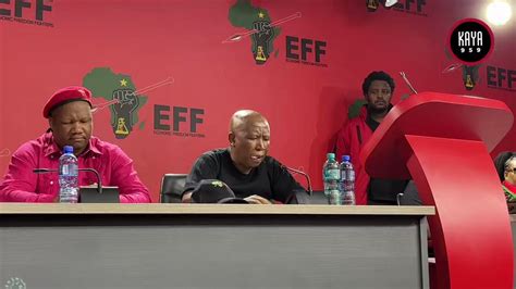 Kaya 959 News On Twitter WATCH EFF Leader Julius Malema Says Andre