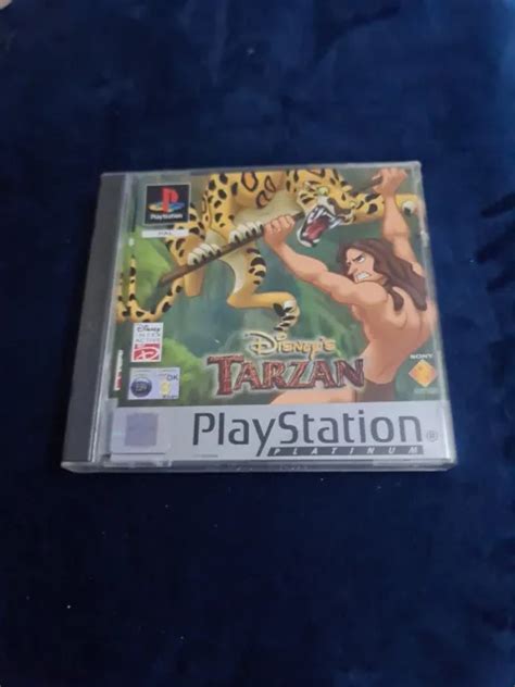 DISNEYS TARZAN SONY PlayStation 1 Rare PS1 Game Platinum Disc