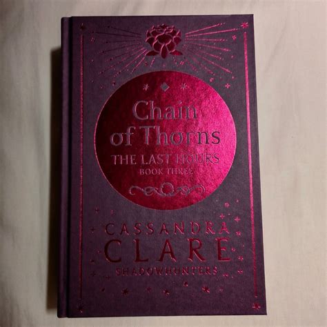 Chain Of Thorns By Cassandra Clare Hobbies And Toys Books And Magazines