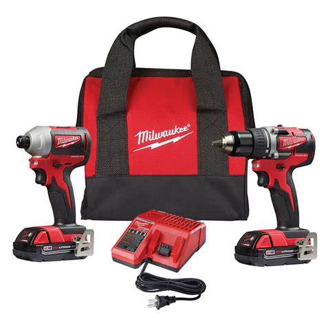 Milwaukee® 2892-22CT M18™ Cordless Brushless Compact Drill / Impact ...