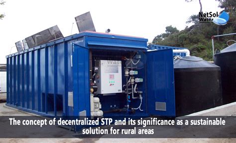 Decentralized Stp Plant A Sustainable Solution For Rural Areas