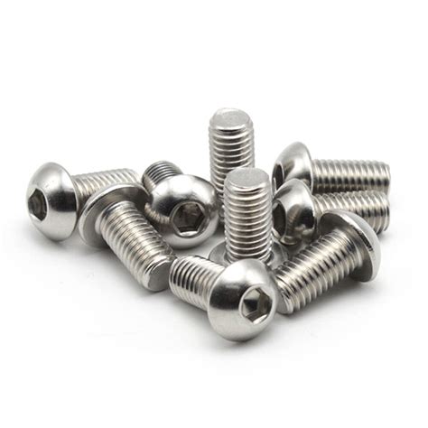 Hex Socket Bolts Button Head Screw M2 M2 5 M3 M4 M5 M6 Stainless Steel