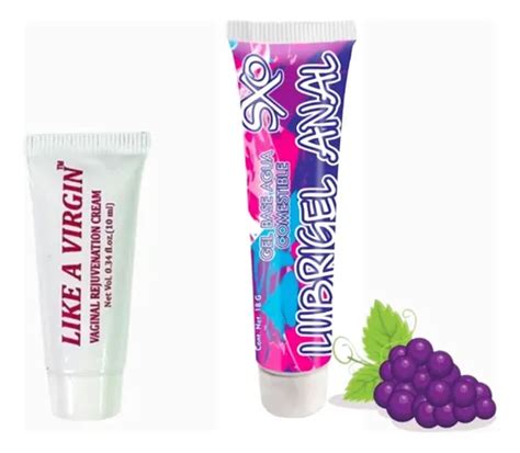 Lubricante Anestesico Anal Sabor Uva Sxo Like A Virgin Meses Sin Inter S