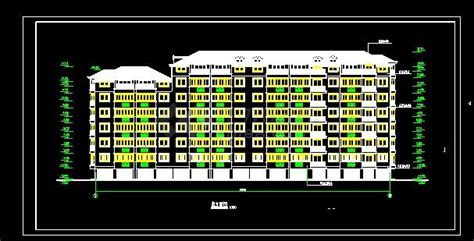 某多层住宅建筑设计cad全套图纸住宅小区土木在线