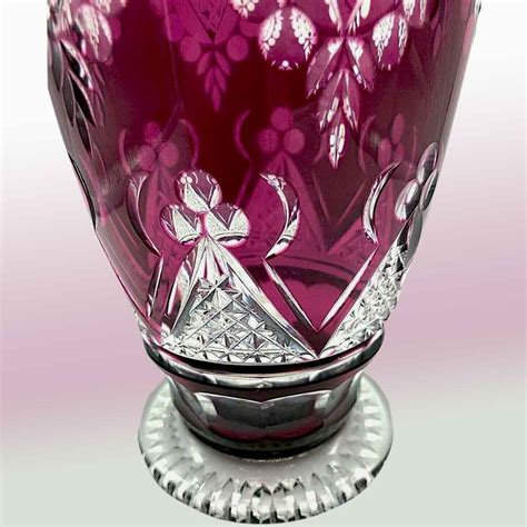 The Val Saint Lambert Crystal Works The Art Deco Vase Model Cdf