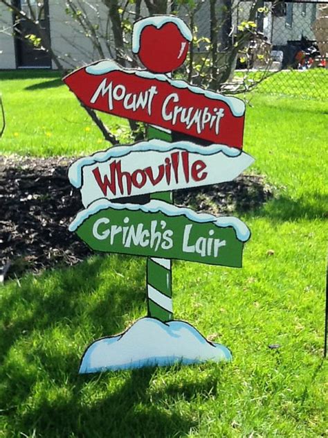 Printable Grinch Signs