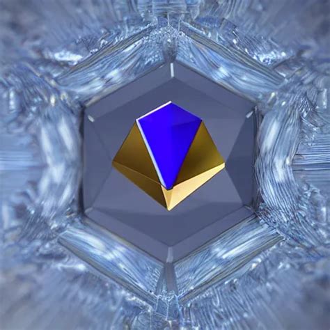 Realistic Ethereum Crystal Award Winning Photograph Stable