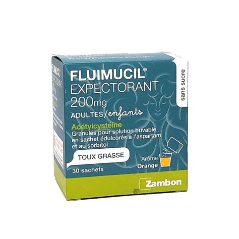 Fluimucil Expectorant Mg Sachets