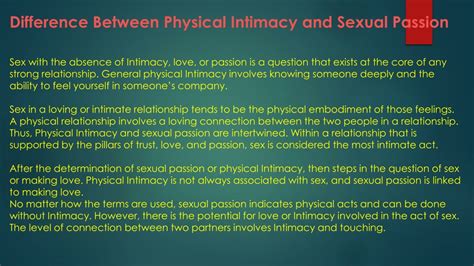 Ppt Difference Between Physical Intimacy And Sexual Passion Powerpoint Presentation Id11175392