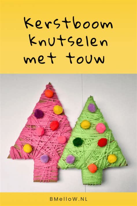 Kerstboom Knutselen Met Touw