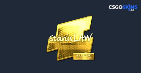 Sticker Stanislaw Gold Atlanta Csgoskins Gg