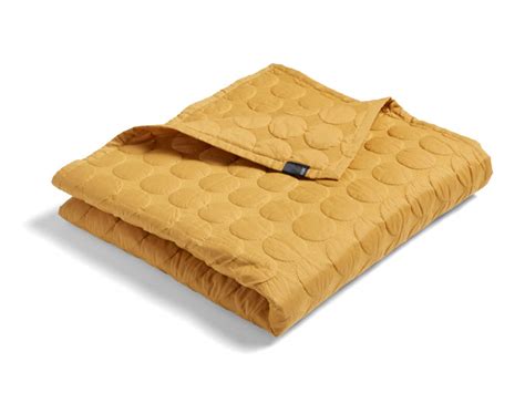 Prikrývka Mega Dot 195x245 Mustard Designville