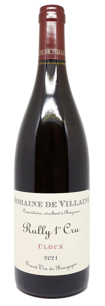 Rully Domaine De Villaine Rully Er Cru Cloux Rouge Clos Des