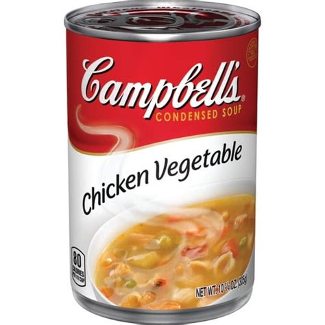 Campbell's Condensed Chicken Vegetable Soup, 10.75 oz. - Walmart.com - Walmart.com