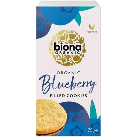 Biscuiti Cu Umplutura De Afine Bio Biona 175g