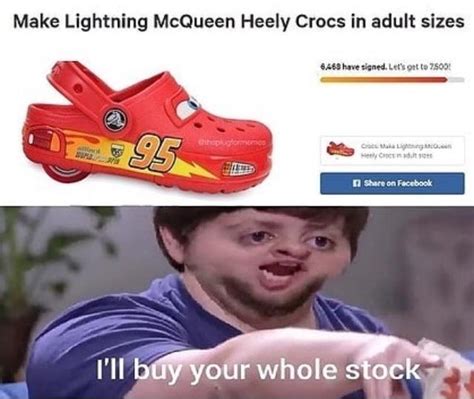 Total 76+ imagen lightning mcqueen crocs meme - Abzlocal.mx