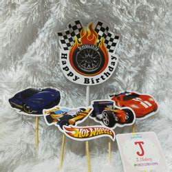 Jual TOPPER CAKE HOT WHEELS Kota Medan Linz Idn Tokopedia
