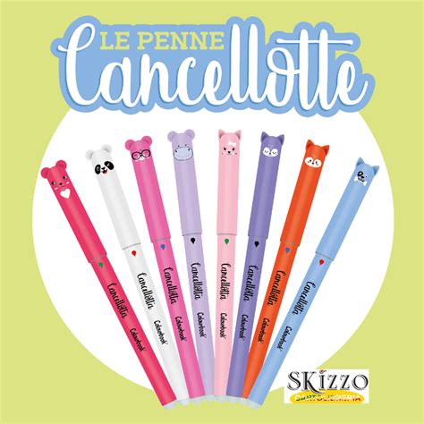 Penna Cancellabile Cancellotta Colourbook Cartolibreria Skizzo