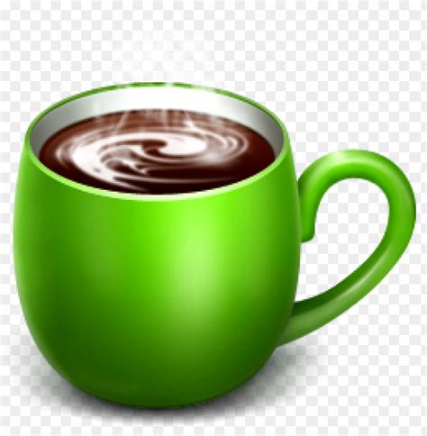 Hot Chocolate In Green Mug Toppng