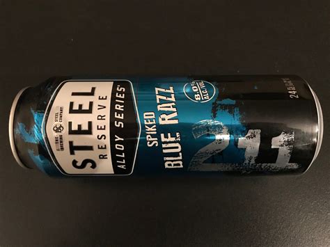 Malt Beverage Of The Week Steel Reserve Spiked Blue Razz