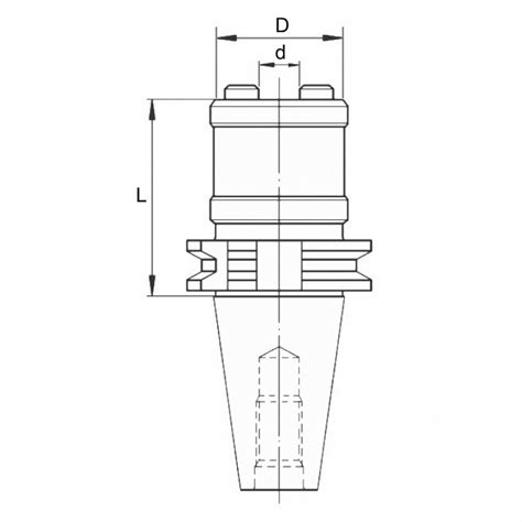 Tapping Chucks Without Axial Compensation DIN 69871 SK Form A SCM