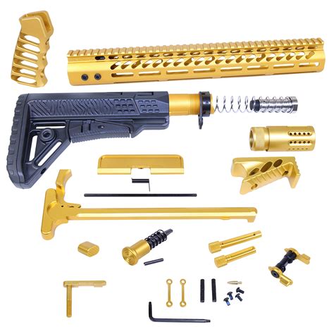 Guntec Usa Ar 308 Ultimate Rifle Kit Anodized Gold Tactical Transition