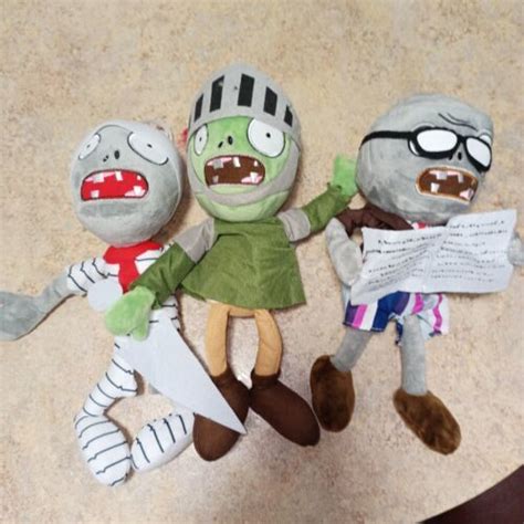 Three Pack 12-in Plush Plants Vs Zombies | #4606712482