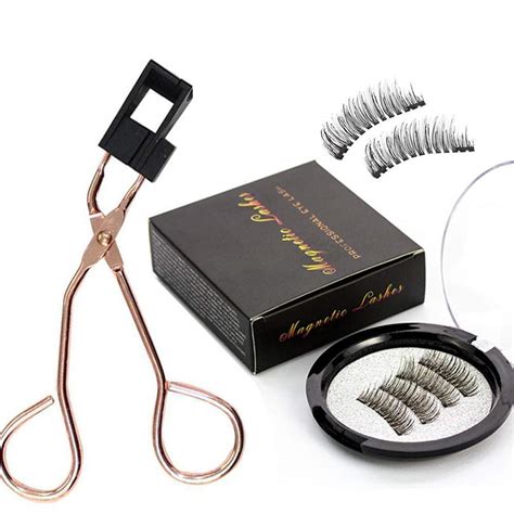 Ny Magnetic Eyelashes Kit With Eyelashes Clip Glue Free Magnetic Lashes Clip