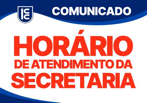 Comunicado Horário de Atendimento da Secretaria Itaguará Country Clube