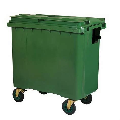 Green Plastic Sintex Wheeled Waste Bin Lit At Rs In