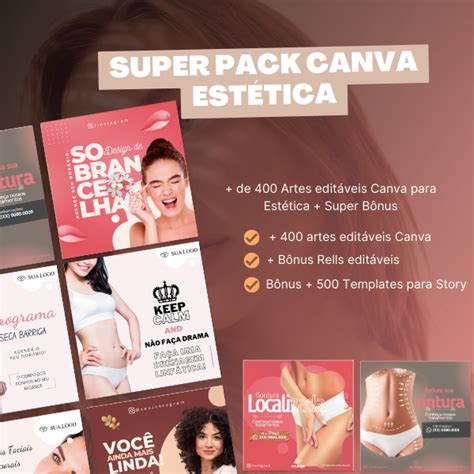 Super Pack Canva estética Jefferson luiz Moura Hotmart