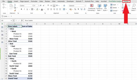 How To Remove Subtotals From A Pivot Table In Microsoft Excel