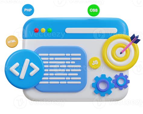 D Programaci N Icono S Mbolo De Software Y Web Desarrollo Ilustraci N