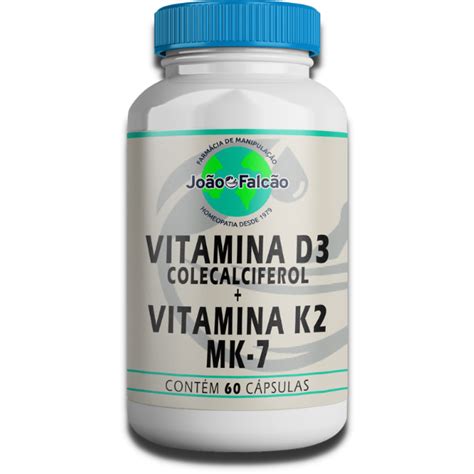 Vitamina D3 Colecalciferol 10 000Ui Vitamina K2 Mk 7 100Mcg 60