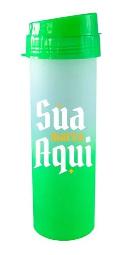 Kit Garrafas Acqua Bio Em Pp Ml Personalizadas Cor Verde