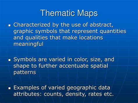 Ppt Thematic Maps Powerpoint Presentation Free Download Id49281