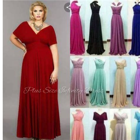 Plus Size Infinity Dress Floorlength With Attached Tube Shopee