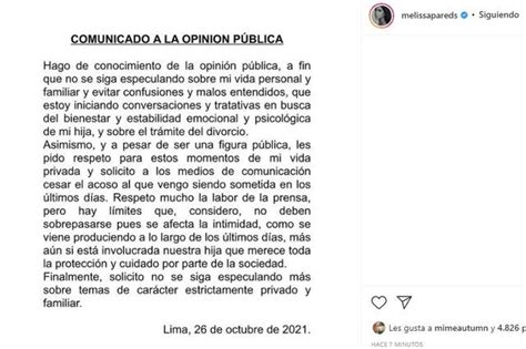 Rodrigo Cuba Tras Ampay De Melissa Paredes “uno Tiene Que Ser Fuerte Y